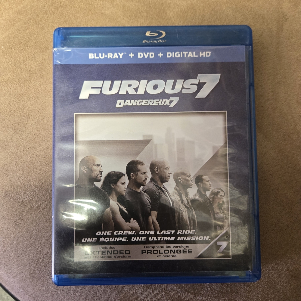 Furious 7 (Blu-ray + DVD + Digital HD) - Blue